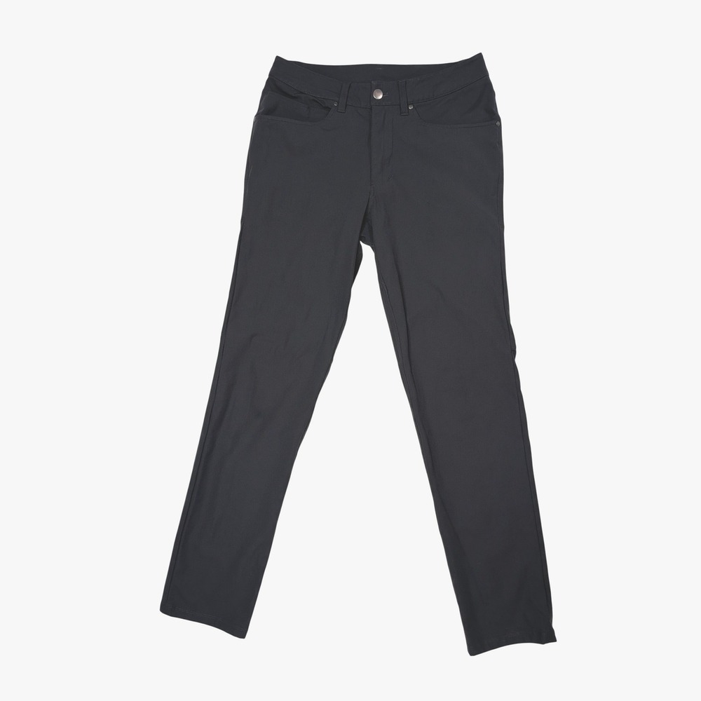 Lululemon ABC Pant Slim 28 Charcoal Gray Warpstreme Fabric Mens Trousers 30L